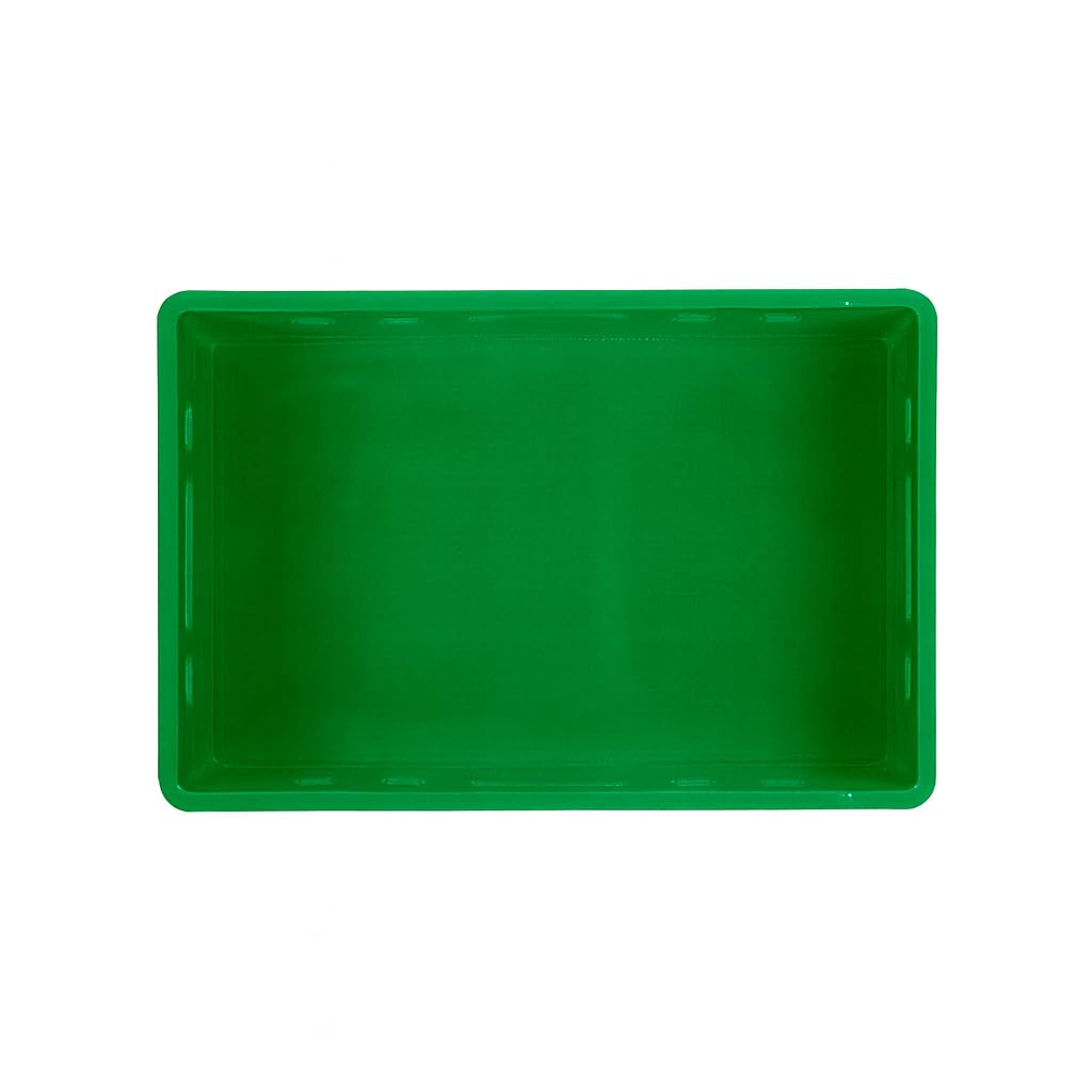 gardivo Eurobox - Caja para carnicería, color verde, 5 unidades, 60 x 40 x 20 cm, color negro