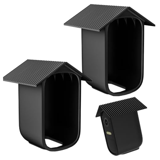 BECEMURU eufyCam silikon skinn säkerhetskamera skydda och kamouflagekamera med UV-ljus och väderbeständig silikonskal bas kompatibel med eufyCam kamera (2-pack) (eufyCam 2C)