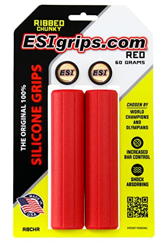 Ribbed Chunky ESI Grips (Red)