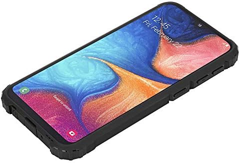 MAA For Samsung Galaxy A20e Case, A20e Heavyduty Cover ShockProof Dual Layer Armor Rugged Hybrid Protective Back Cover For Galaxy A20e Phone (Black)
