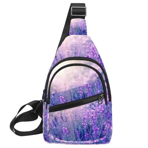 Sac à bandoulière pour homme et femme petit sac à dos de poitrine léger