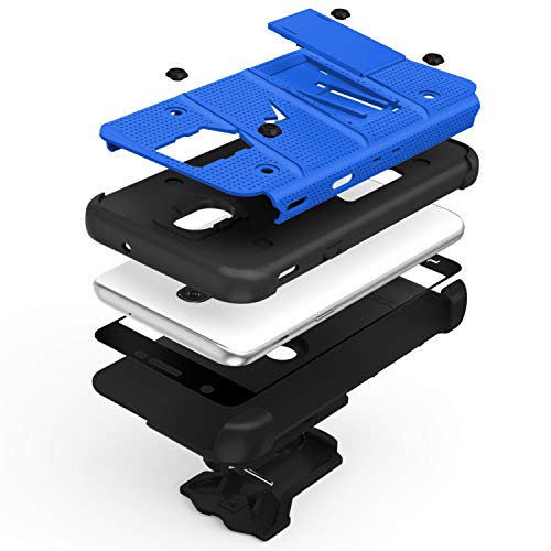 Zizo Bolt Series Galaxy J7 2018 Case Military Grade Drop Tested With Tempered Glass Screen Protector Holster Galaxy J7 Refine J7 Star #TOP2