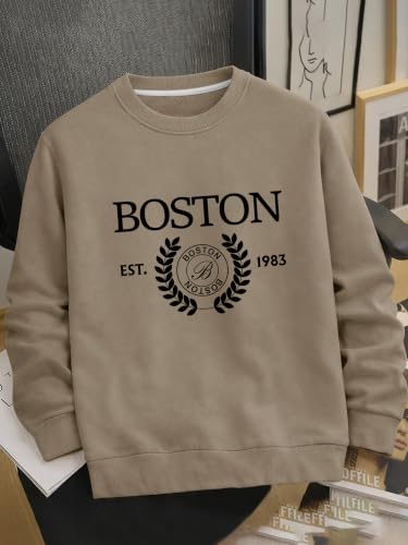 Image of Noble Monk Men's Round Neck Sweatshirt | Casual Long Sleeve Pullover | Regular Fit Winter Wear Top | Stylish Daily Outerwear