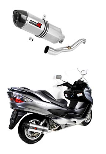 DOMINATOR Schalldämpfer Auspuff HP1 kompatibel mit BURGMAN 400 2007-2016
