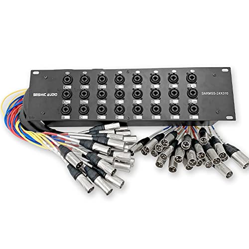 Seismic Audio SARMSS-24x310 24-Channel Splitter Snake