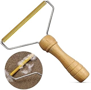 Redflyz Premium Portable Lint Remover Carpet Scraper Tool with Strong Grip - 360° Blade Lint Roller for Fuzz, Bobble and Pet Hair Remover for Carpet - Suitable for Stair Carpets, Sofa and Rugs