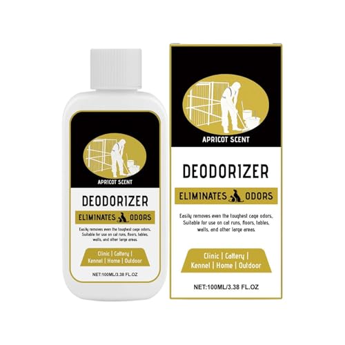 Niesel Desodorante para animales domésticos, ambientador neutralizador y limpiador de 100 ml – Eliminador de olores seguro para animales | para tejidos móviles interior coche arenero gatos cuchetas