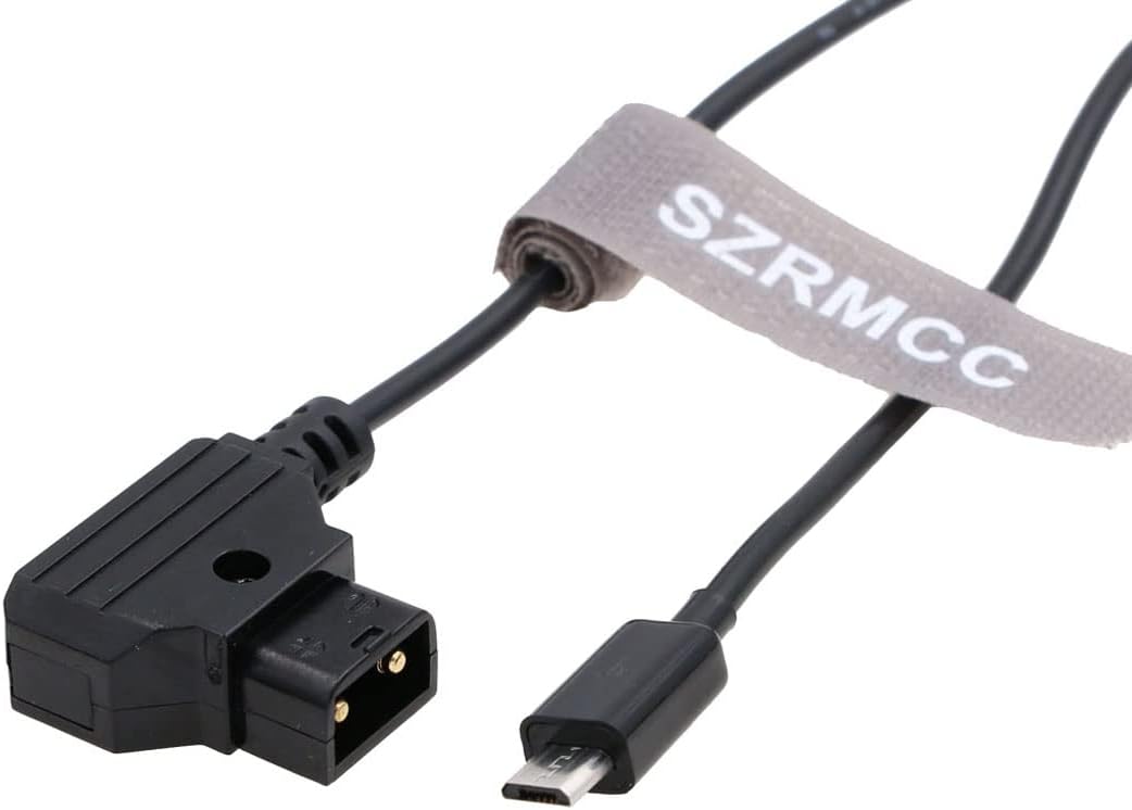 SZRMCC Nucleus Nano Follow Focus Motor or Handwheel Straight Micro USB 5V Regulated to D-Tap Power Cable for Tilta