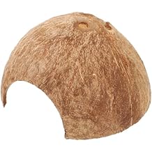 Natural Reptile Hideout Cave Coconut Shell Decor Snake Hideout Tarantula Enclosure Accessories Terrarium Decor