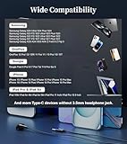 USB C Headphones for Samsung Galaxy S24 S25 Ultra iPhone 17 USB C Earphones Wired Earbuds Type C Headphones with Mic HiFi Type C Earphones for iPhone 16 15 Samsung S23 S24 S25 FE A56 A17 A16 iPad 10th - Image 7