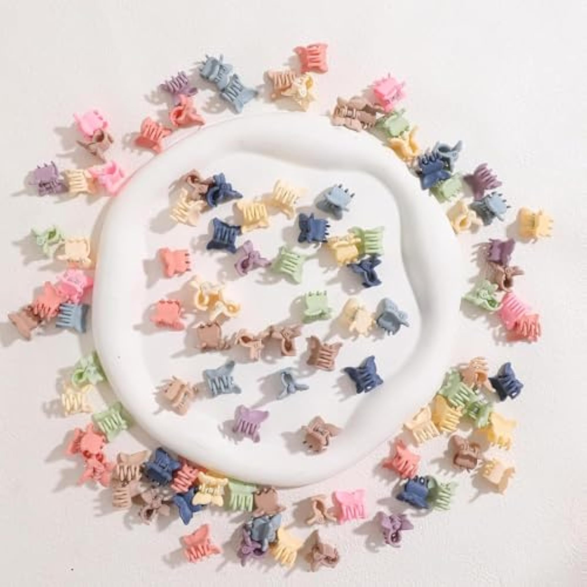 25 Pcs Mini Butterfly Hair Clips for Girls, Cute Pastel Set