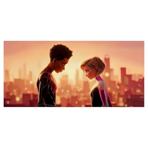 Image of Premium Spider-Man Theme Wall Posters-Set of 3 A4 Prints | Marvel Superhero Wall Art Peter Parker Miles Morales | Home Decor | Wall Decor Items | Room Decoration Items for Bedroom | Posters for Wall (Design-2)
