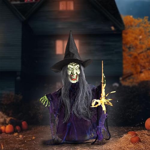 Glowing Witch Figure : Statue Lumineuse Grand Format Résistante IP44 - 4