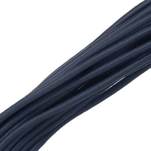 PATIKIL Corda elástica pesada 3/81.3 cm 11 jardas (2,5 mm x 10 m) azul marinho para artesanato DIY t