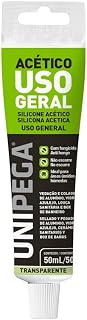 Silicone Acético Incolor 50ml Bisnaga EXP0509.0333 Unipega