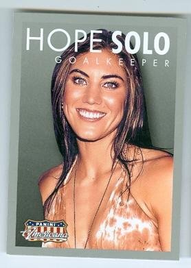 Hope Solo trading card (USA Womens Soccer Goaltender) 2015 Americana