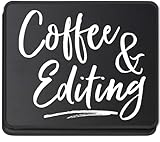 Writer Photographer Mouse Pad, Gift for Writer Editor Photographer, Office Desk Accessory Mousepad, 2 Pack