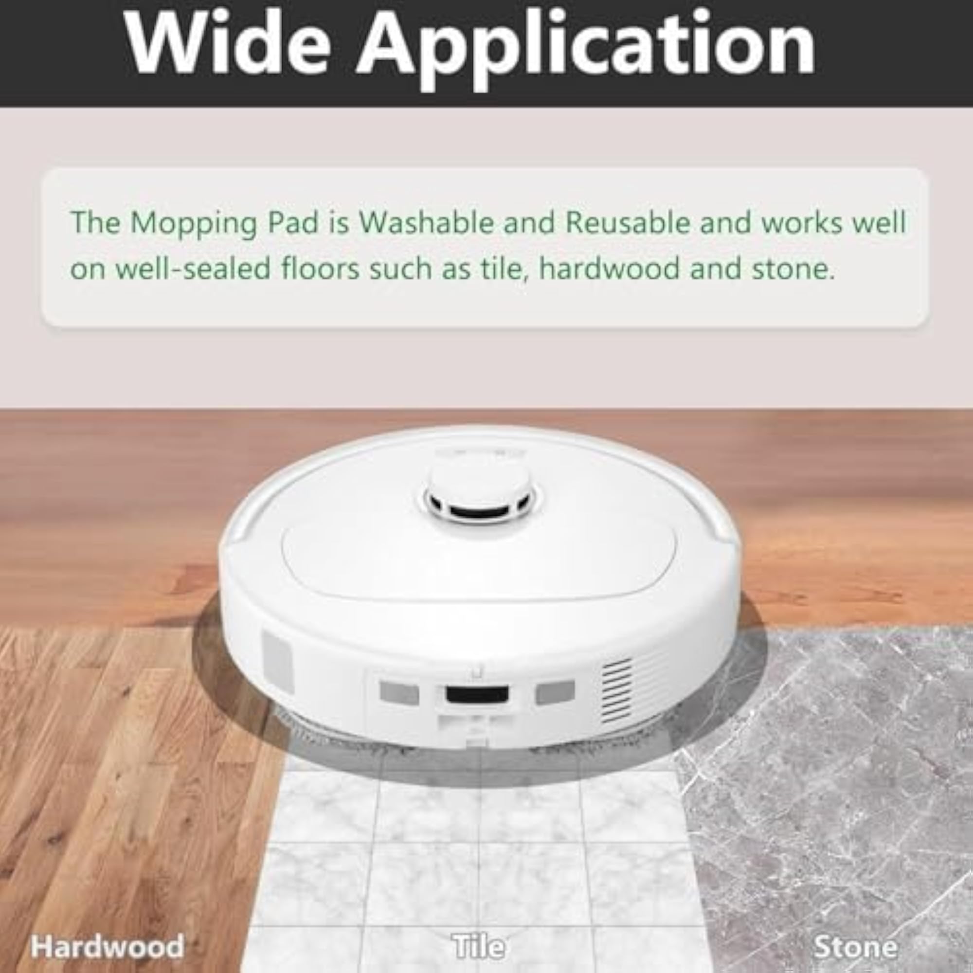 Replacement Mop Pads Compatible with X1/T10/T20/T30/T50pro