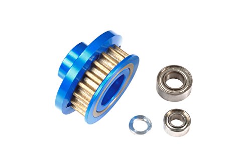 Poulie centrale en aluminium TA07 Tamiya 54722 18T pour châssis de voiture RC