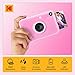 Kodak Printomatic+ Instant Print Digital Camera (Pink) 10MP Portable Camera with Interactive RGB LED Status Indicator, Prints Full-Color Photos on Zink 2x3” Sticky-Backed Photo Paper - Easy & Fun