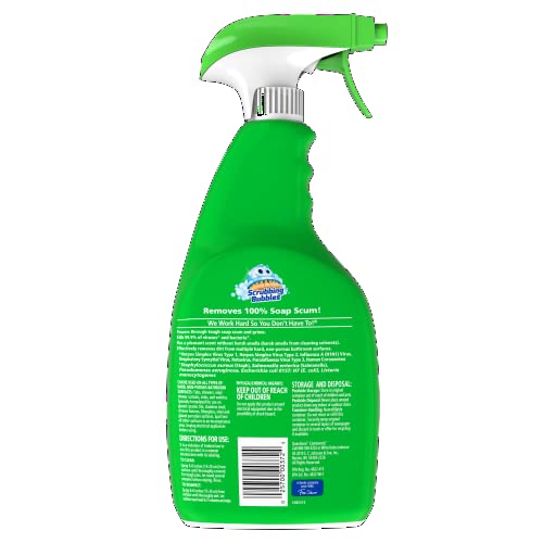 Image of Scrubbing Bubbles Bathroom Grime Fighter, Floral Fusion Scent, 32 Fl Oz Spray Bottle, (Pack of 2)