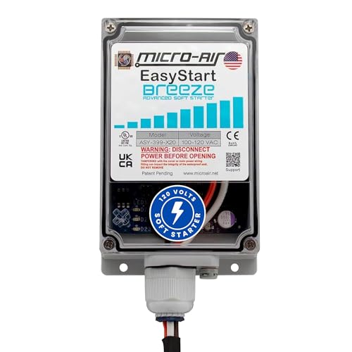 MICRO-AIR EasyStart Breeze 399 - Soft Starter for RV Air Conditioners - Starter Compressor Unit for Travel Trailers - Soft Start for 120V RV A/C Motors - Compact & Easy to Install - Breeze