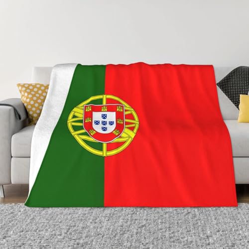 Couverture pliable lit et canapé motif drapeau portugais - 2
