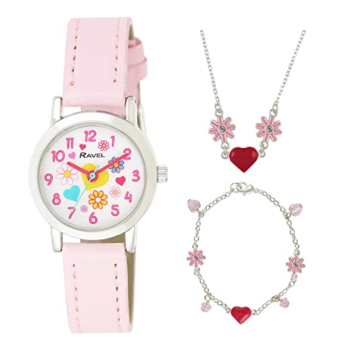 Ravel - orologio con cuori e fiori per