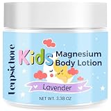 Terpsichore Magnesium Lotion for Kids Sleep & Calm: Topical Magnesium Cream Supports Children Bedtime & Night Calming - Free of Melatonin, Lavender (3.38 Fl Oz)