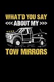 What'd You Say About My Tow Mirrors Tow Trucker: College Ruled Journal Or Notebook (6X9 Inches) With 120 Pages -  Independently published