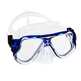 Adult Swimming Mask, Dive Goggles Silicone Swim Glasses with Nose Cover, Diving Snorkeling Equipment Anti-Fog for Scuba Glasses 180° Panoramic View
