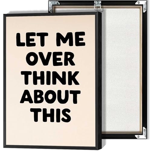 Funny Mental Health Quote Canvas Wall Art