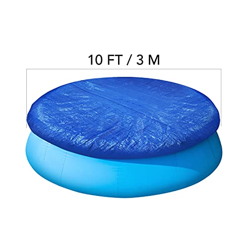 IMIKEYA Cobertura Da Piscina de Natação- FT 10 Redonda Fácil de Configurar Piscinas Acima Do Piscina