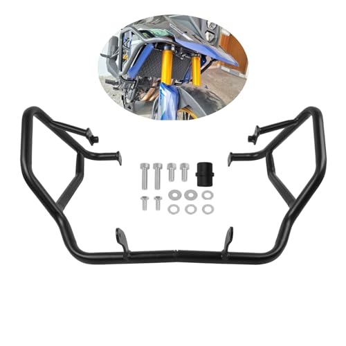 CHIFUN Engine Guard Upper Crash Bars for Suzuki V-Strom 800 Vstrom DL800 DE DL800DE 2023 2024 2025 Steel Motorcycle Frame Gas Fuel Tank Falling Protection Bars Replacement (Black)