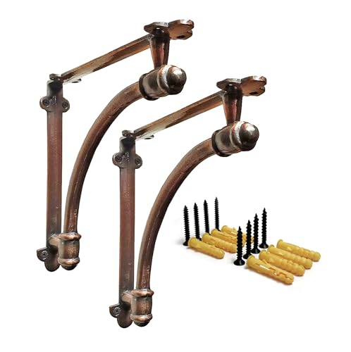 NACH JS-90-064CP Shelf Bracket, Copper, Large