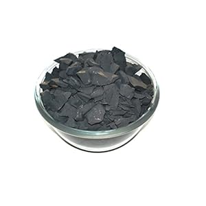 Karelian Heritage Regelmatige Shungite waterstenen voor zuivering en ontgifting 0,39 lbs/180 gr zwart