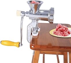 Cocoarm Manual Meat Mincer Aluminum Alloy Hand Crank Sausage Maker for Beef Grinding Restaurant Butcher Home Use