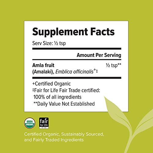 Banyan Botanicals Amalaki Powder – Organic Amla Powder – Nourishing, Gently Cleansing, Supports The Immune System & Promotes Healthy Energy* – 1Lb. – Non Gmo Sustainably Sourced Vegan #TOP2