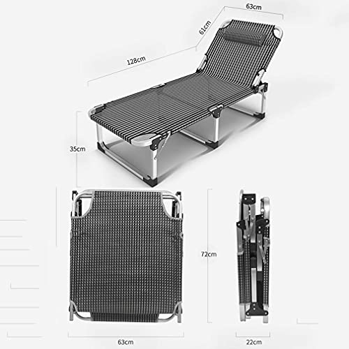 Chaise longue inclinable pliante aluminium meuble de jardin dossier réglable