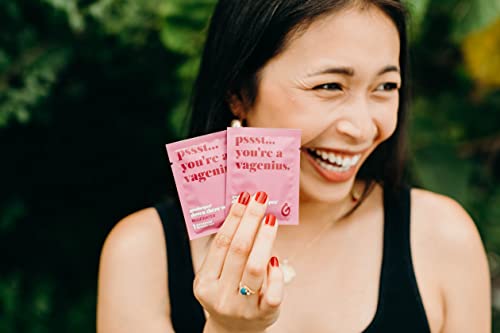Goodwipes Flushable Down There Feminine Hygiene Wipes, Rosewater Scent, Ph Balanced And Hypoallergenic, Perfect For Travel, Flushable, 16 Individually Wrapped Wipes (Pack Of 4) #TOP2