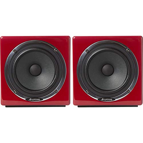 Avantone Pro Active Mixcubes 5.25 Inches Powered Studio Monitor Pair - 10Th Anniversary Red #TOP1