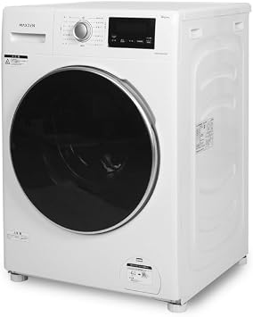 Drum Washer Dryer Combination Wash 12kg Dry 6kg Left-open Width 60cm Silent Rapid Wash Child Lock Reservation Timer Dryer Filterless Room Drying Hot Water Cleaning Time-saving Drum Washer Dryer White