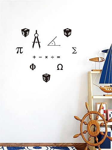 Vinilo Decorativo de Pared Matemáticas ANFRJJI JZY051 miniatura 6