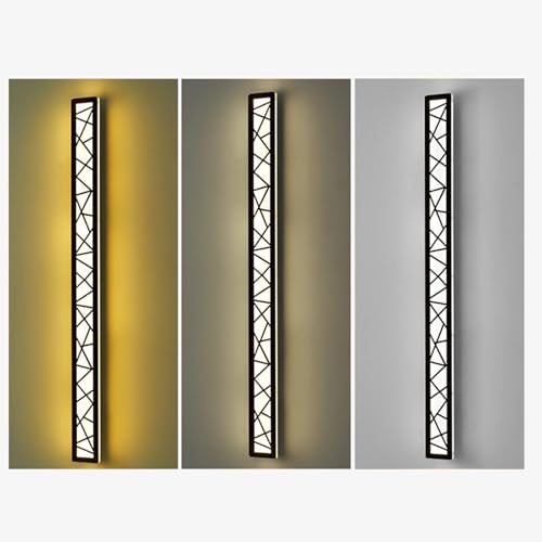 Applique murale extérieure rectangle noir pour éclairage villa - 5
