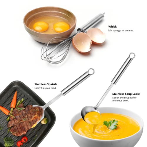 Extremus 27 Pcs Camp Kitchen Cooking Utensil Set Cookware Kit - Travel Organizer Grill Accessories Portable Compact Gear For Backpacking Bbq Camping Travel,Camping Accessories,Dark Gray Camo #TOP6