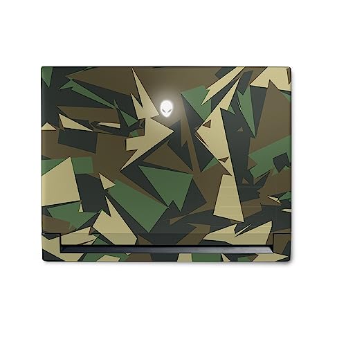 Image of MightySkins Skin Compatible with Alienware M18 R1 (2023) Full Wrap Kit - Polygonal Camo | Protective, Durable, and Unique Vinyl Decal wrap Cover | Easy to Apply & Change Styles | Made in The USA