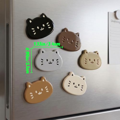 12 Imanes Decorativos de Resina en Forma de Gato miniatura 3