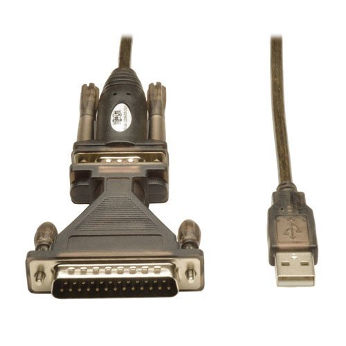 Tripp Lite Usb To Rs232 Serial Adapter Cable Usb-A To Db25 Db9 M/M 5-Feet (U209-005-Db25) #TOP1