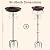 JBEIY 35In Metal Bird Bath for Outside, Garden Bird Bath with 5-Pronged Base, Vintage Freestanding Birdbath and Birdfeeder for Outdoor, Baths Feeder Bowl for Outdoors Garden Patio Yard Lawn Decor