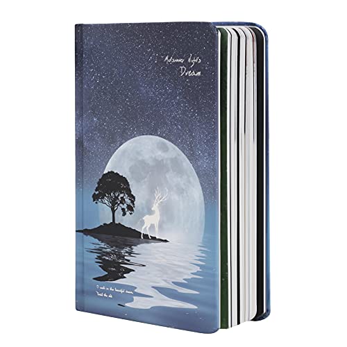 Novelty Midsummer Night’s Dream Luminous Hardcover A5 Journal Cute Moon